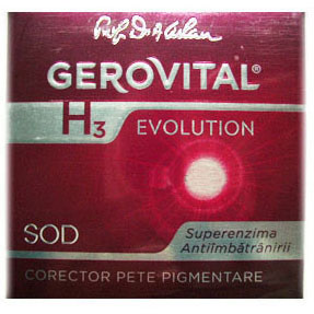 Gerovital H3 Evolution Corector pete pigmentare