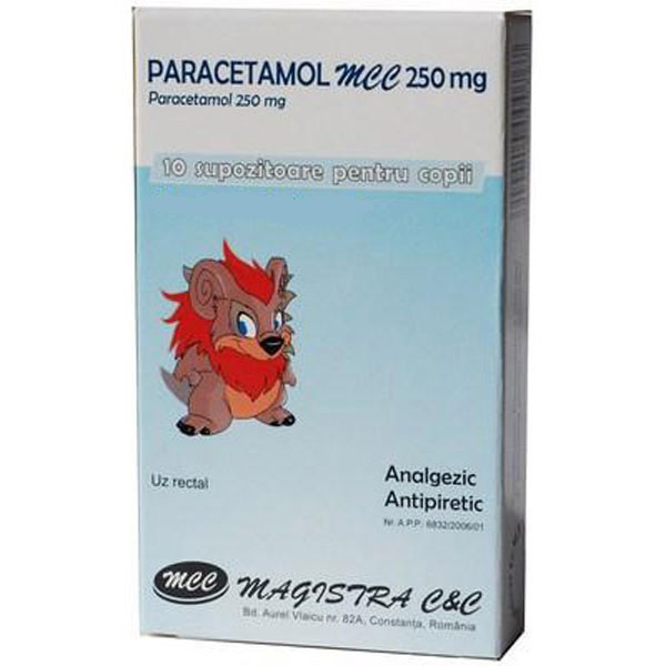 Paracetamol 250mg supozitoare Magistra