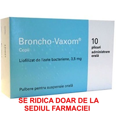 Broncho-Vaxom Copii 3,5mg pulbere orala 10 plicuri