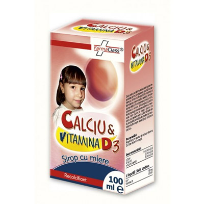 Sirop Calciu + Vit D3 100 ml