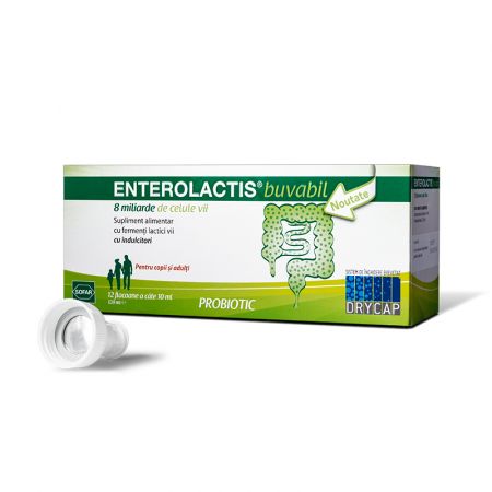 Enterolactis buvabil 12 flacoane 10ml