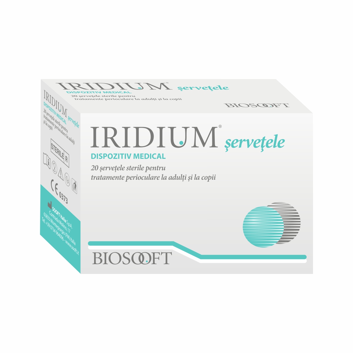 Iridium servetele sterile 20 bucati