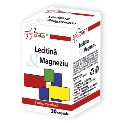 Lecitina + Magneziu 30 capsule