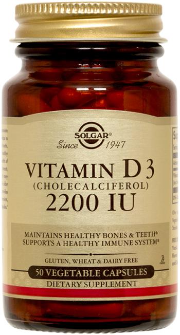 Solgar Vitamin D3 2200IU 50 capsule vegetale