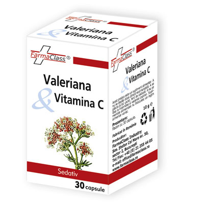 Valeriana + Vitamina C 30 capsule