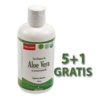 Adams Aloe Vera Suc 946ml 5+1 GRATIS