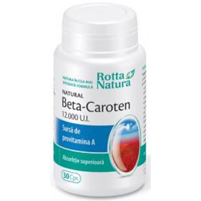 Beta-Caroten Natural 12.000 UI 30 capsule