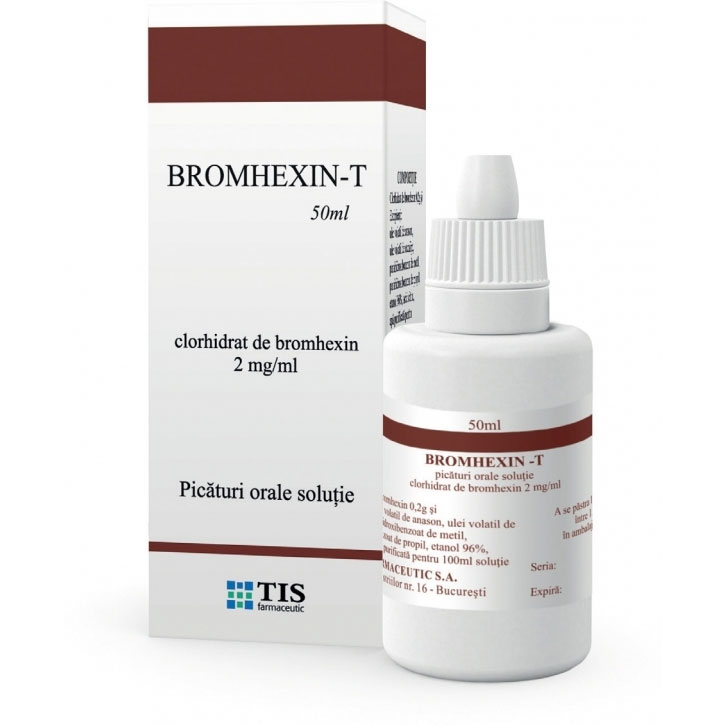 Bromhexin T 2mg/ml sol.orala-pic x 50ml