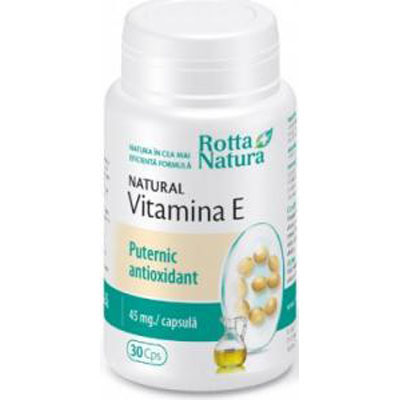 Vitamina E naturala 30 capsule