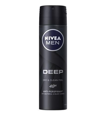Nivea Men Deep Dry&Clean Feel Deodorant spray 150ml