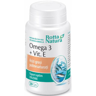 Omega 3 + Vitamina E 30 capsule