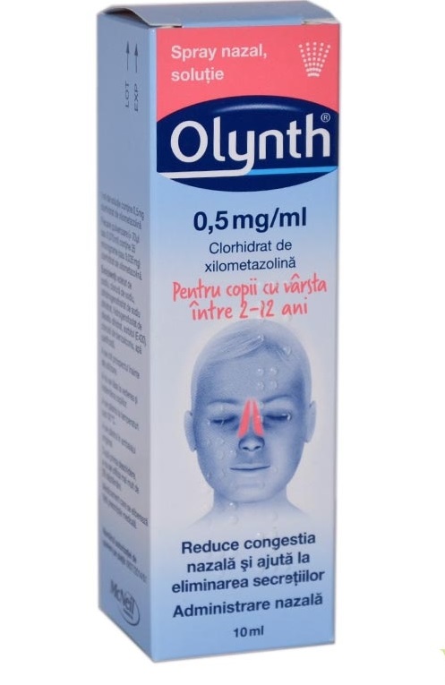 Olynth spray nazal copii 0,05% 10ml