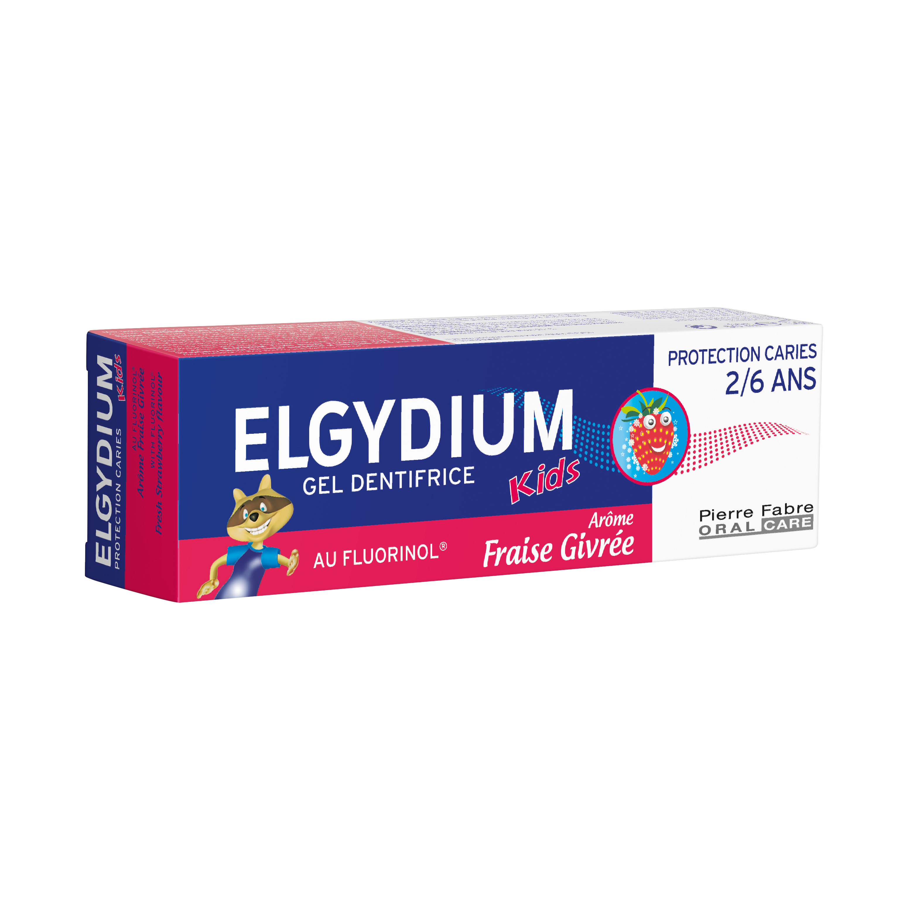 Elgydium Pasta de dinti pentru copii 2-6 ani aroma capsuni 50ml