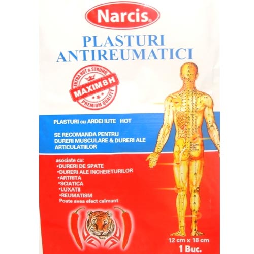 Narcis Plasturi antireumatici cu ardei iute