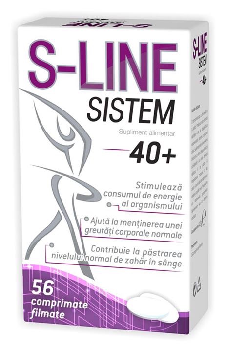 S-LINE Sistem 40+ 56 comprimate