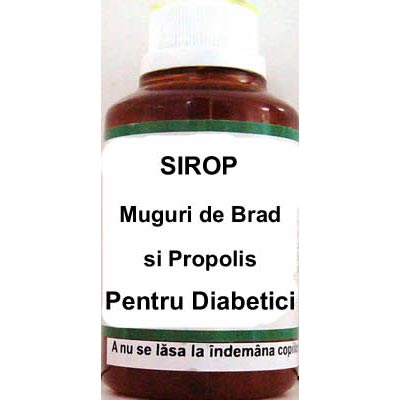 Sirop brad+propolis pentru diabetici