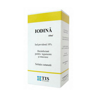 Iodina, solutie cutanata 60ml