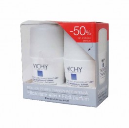 Vichy Roll-on 48h fara parfum 2*50ml