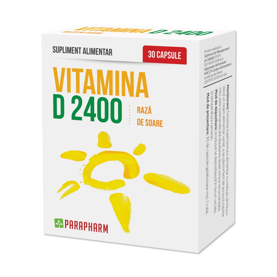 Vitamina D 2400UI 30 capsule