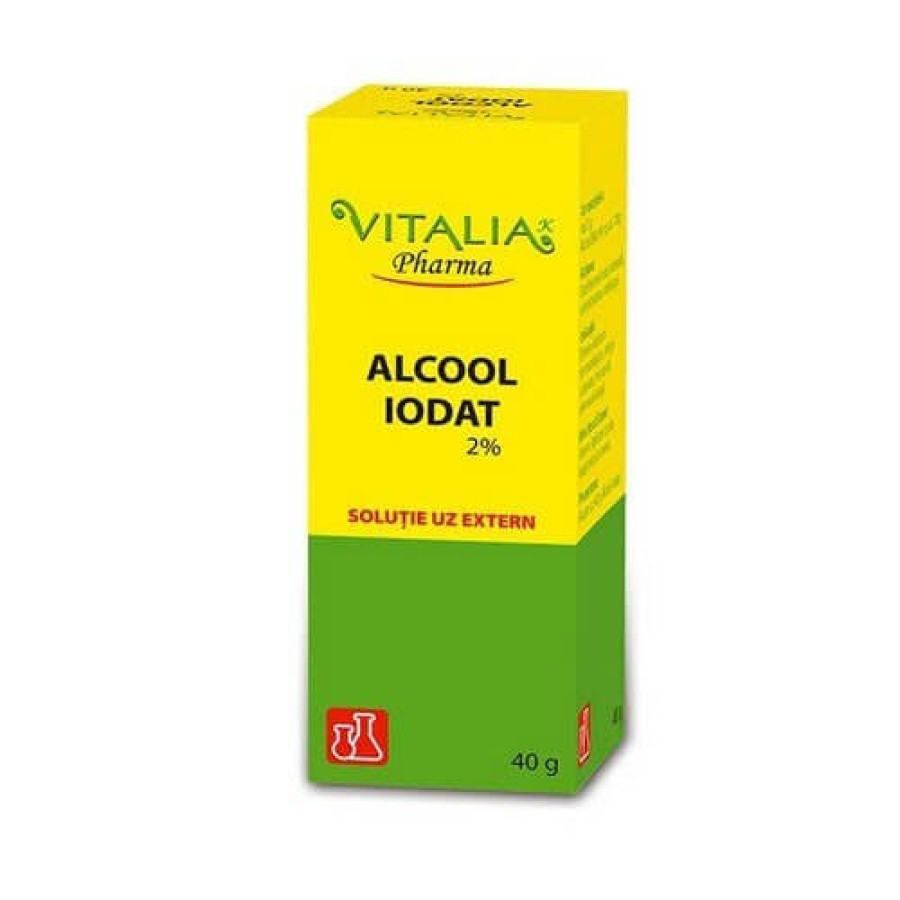 Alcool iodat 2% 40g Vitalia