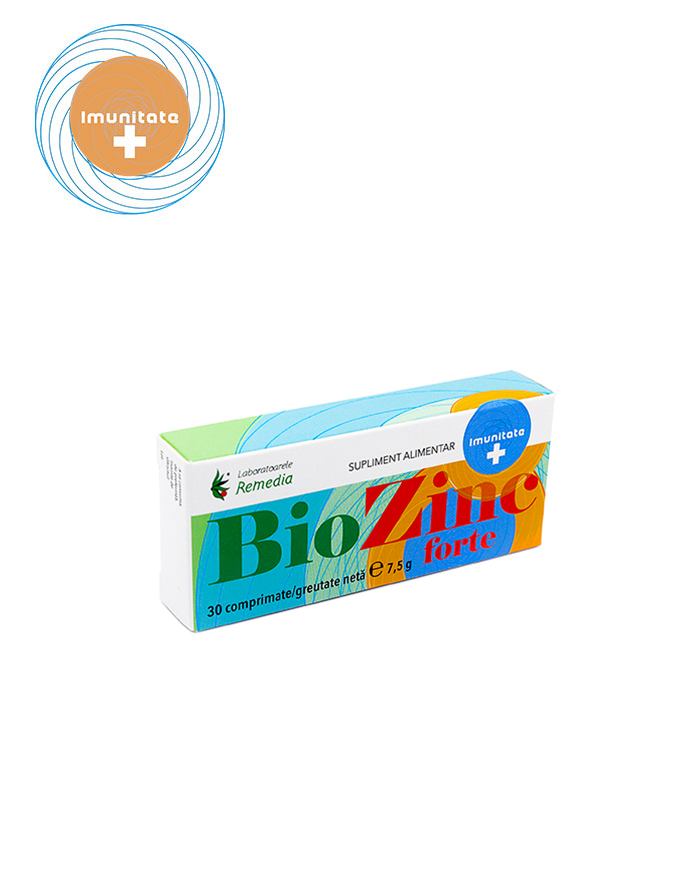 BioZinc Forte 25mg 30 comprimate