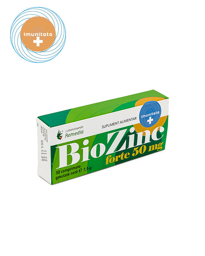 BioZinc Forte 50mg 30 comprimate