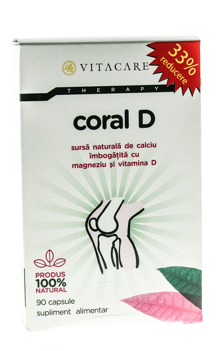 Coral D Vitacare 90 capsule 33% reducere
