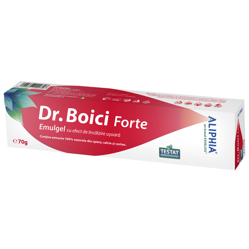 Dr. Boici Emulgel Forte cu efect de incalzire usoara 70g