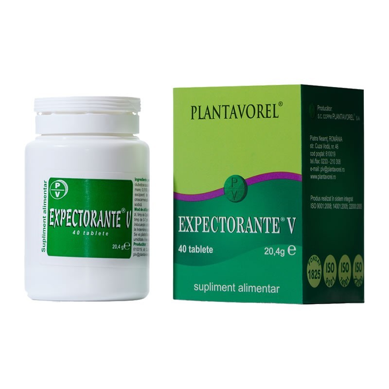 Expectorante V 40 tablete Plantavorel