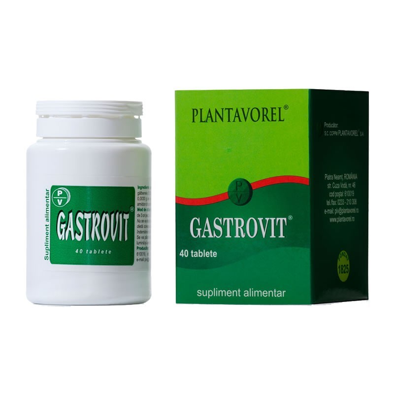 Gastrovit  40 comprimate Plantavorel