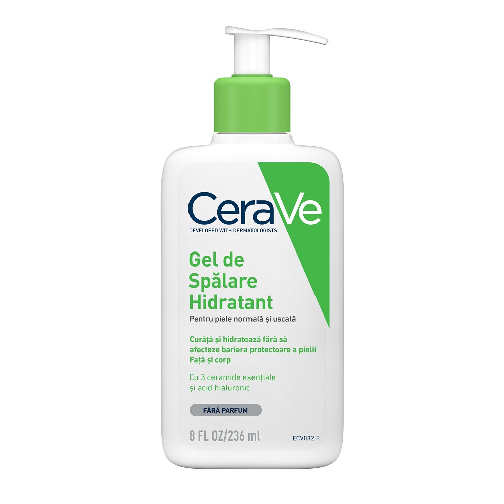 CeraVe Gel spalare hidratant piele normal-uscata 236ml