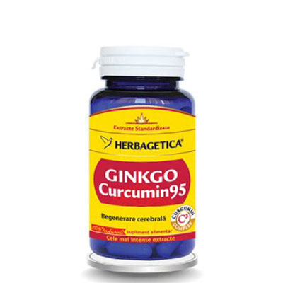 Herbagetica Ginkgo Curcumin95 60 capsule