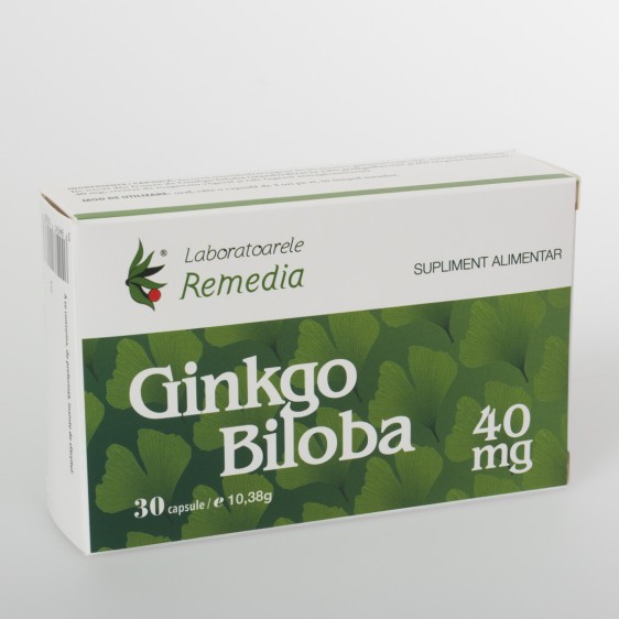 Remedia Ginkgo Biloba 40mg 30 capsule
