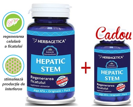 Herbagetica Hepatic Stem 60 capsule +10 capsule CADOU