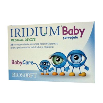 Iridium Baby servetele sterile 28 bucati