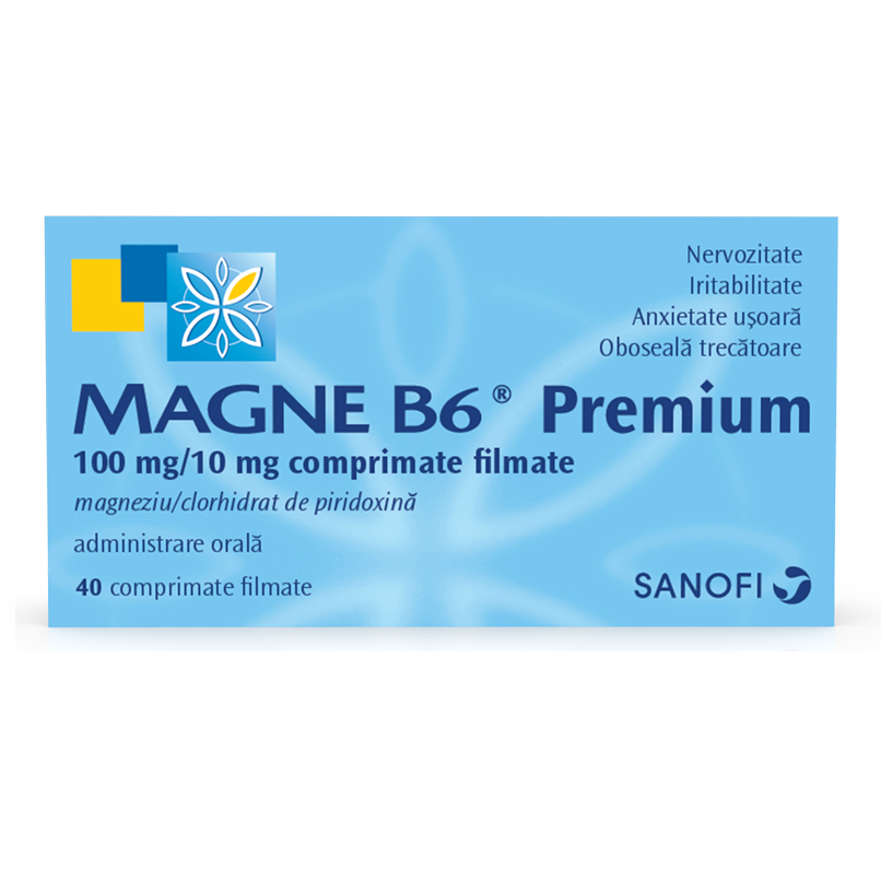 Magne B6 Premium 40 comprimate filmate