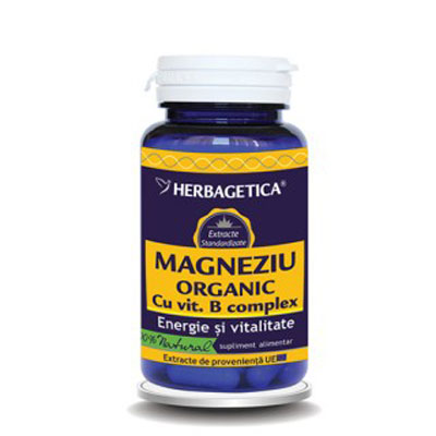 Herbagetica Magneziu Organic 60 cps