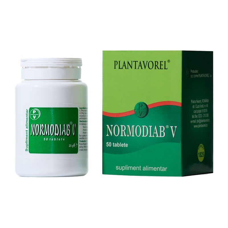 Normodiab V 50 tablete Plantavorel