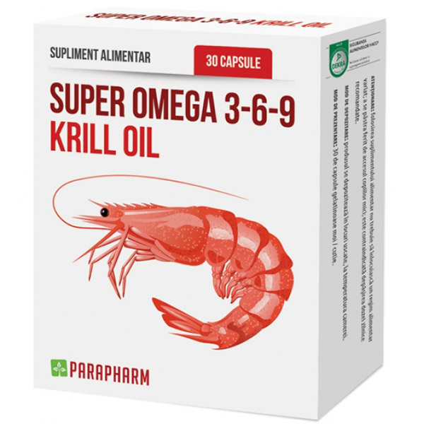 Parapharm Super Omega 3-6-9 Krill Oil 30 capsule