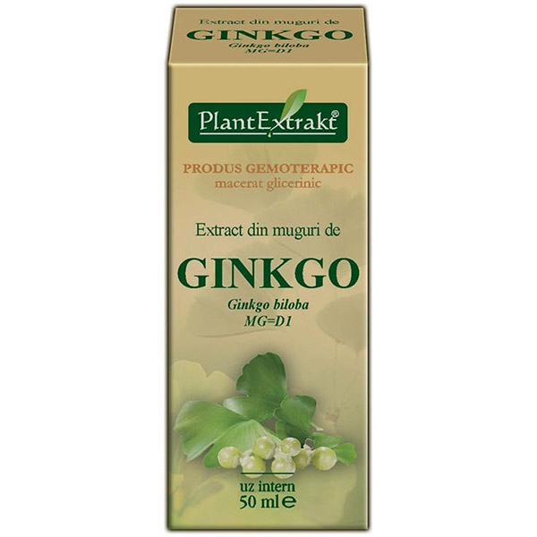 PlantExtrakt Extract din muguri de Ginkgo Biloba 50ml