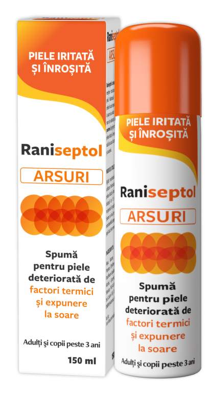 Raniseptol Spuma Arsuri 150ml