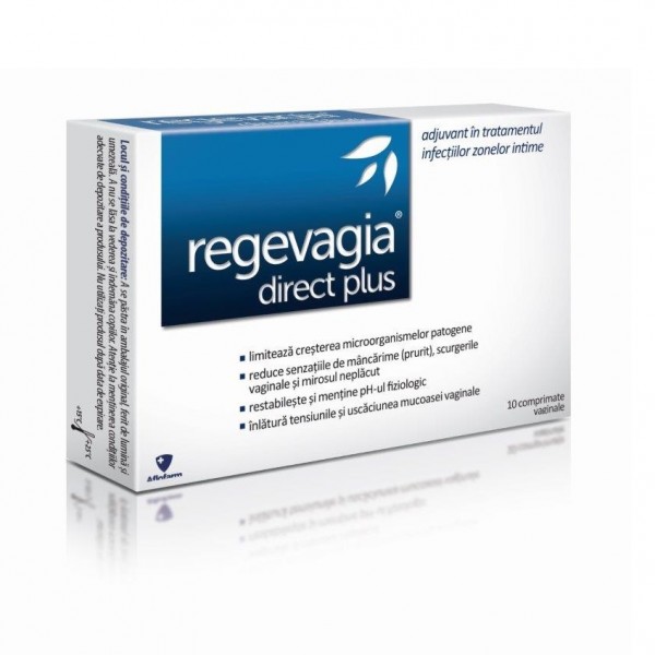 Regevagia Direct Plus 10 comprimate vaginale