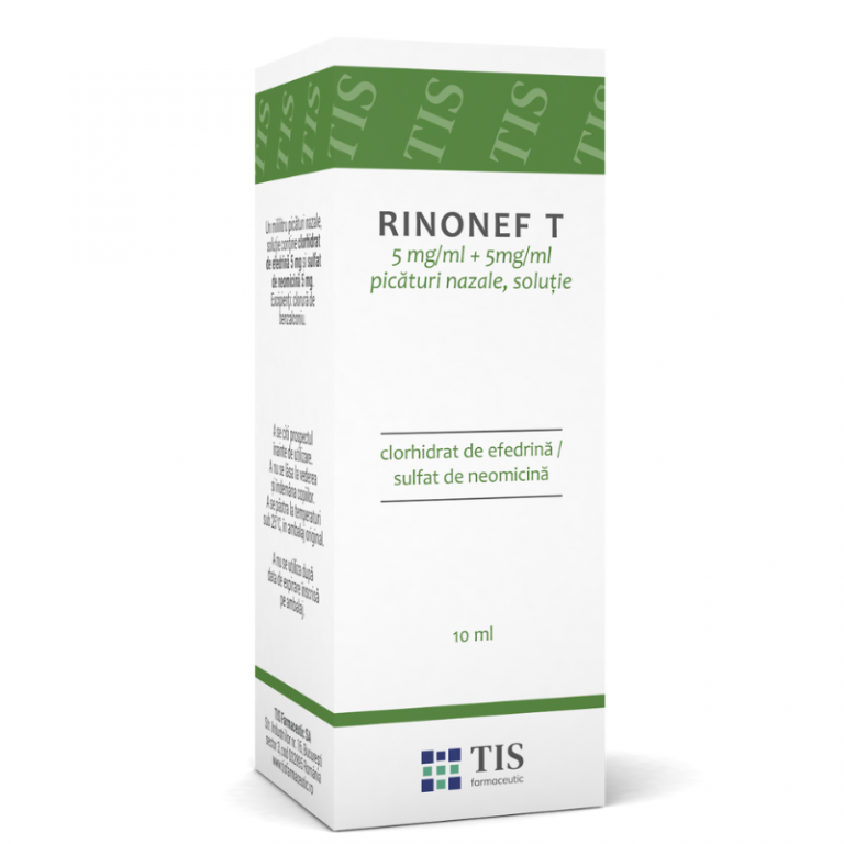 Rinonef-T picaturi nazale solutie 10ml