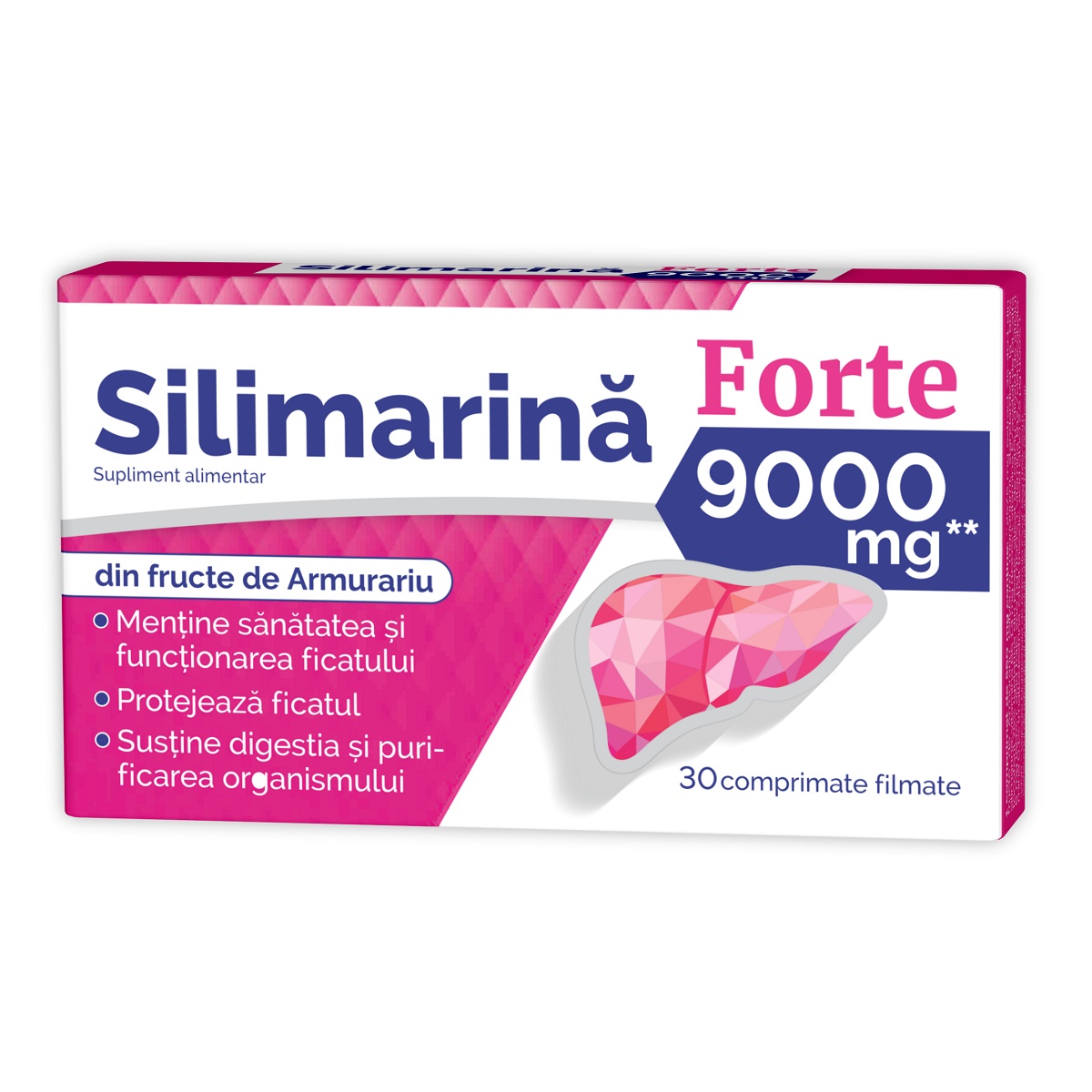 Silimarina Forte 9000mg 30 comprimate