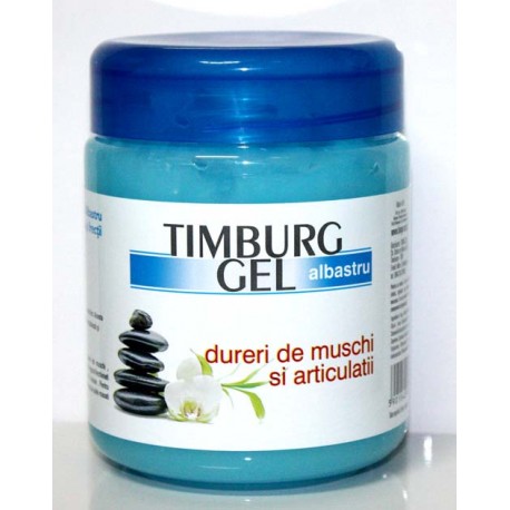 Timburg gel albastru dureri de muschi si articulatii, 500g