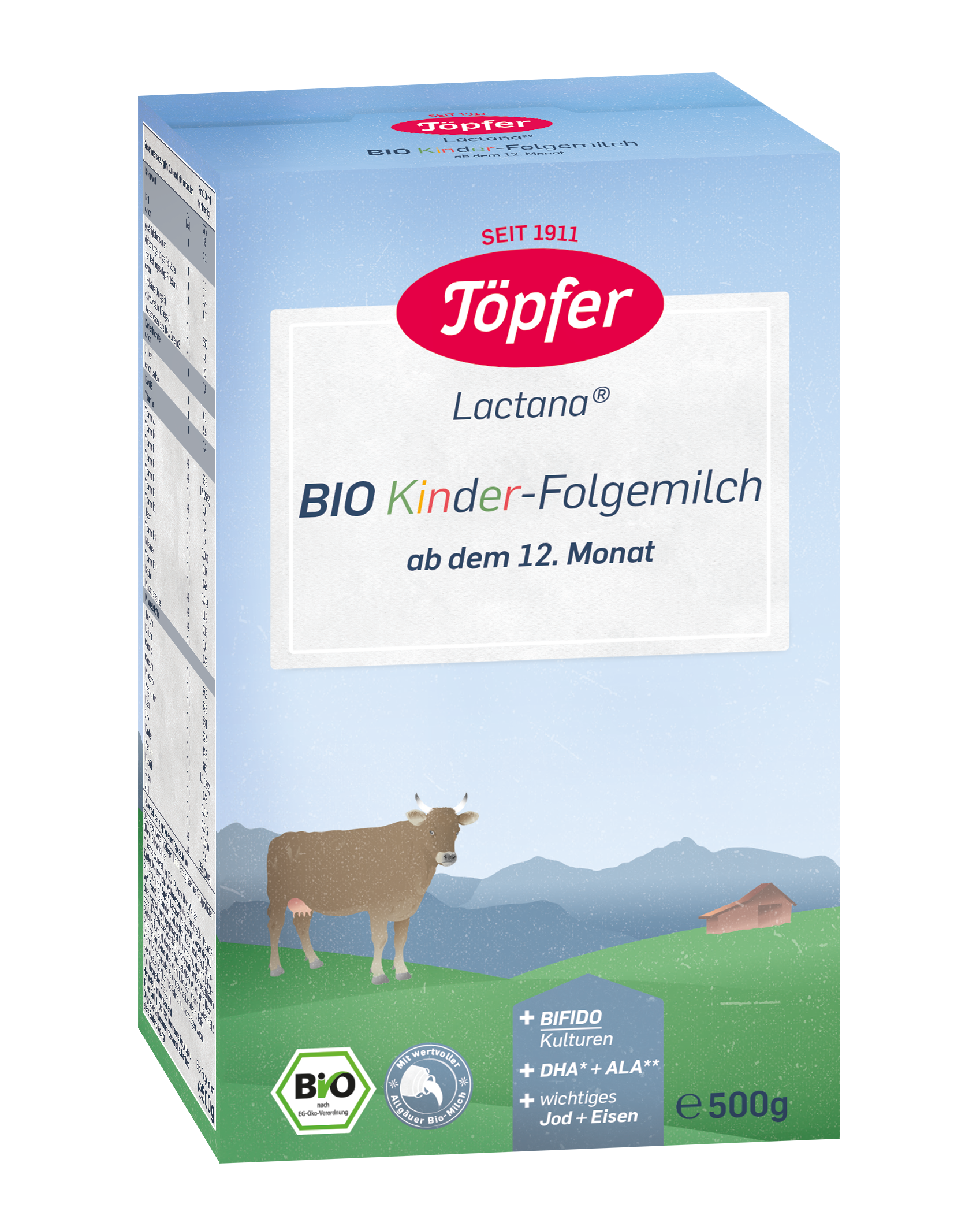Lapte praf Topfer Bio Kinder Follow-on milk 500g